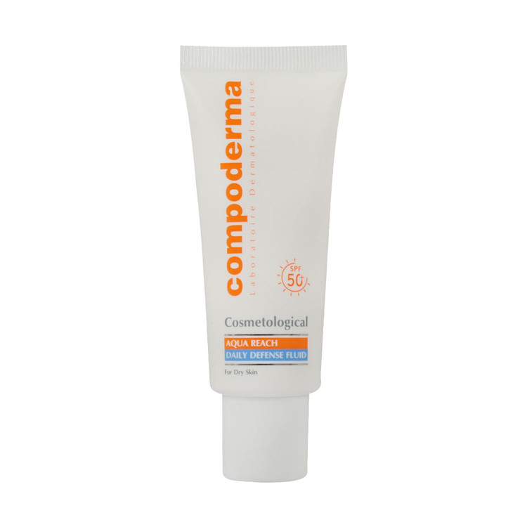 خرید اینترنتی کرم ضد آفتاب هیدراته SPF50 پوست خشک و خیلی خشک کامپودرما حجم 40 میلی لیتر از چاوک آنلاین شاپ