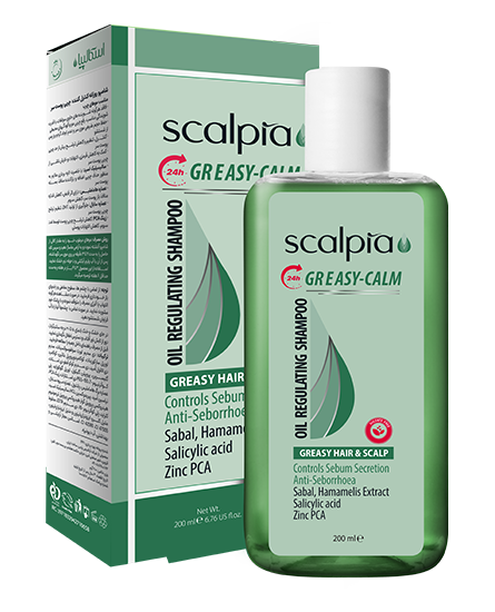 خرید اینترنتی شامپو روزانه موهای چرب اسکالپیا حجم 200 میلی لیتر از چاوک آنلاین شاپ