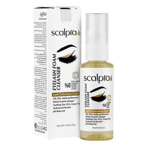 خرید اینترنتی فوم شستشوی مژه اسکالپیا حجم 100 میلی لیتر از چاوک آنلاین شاپ
