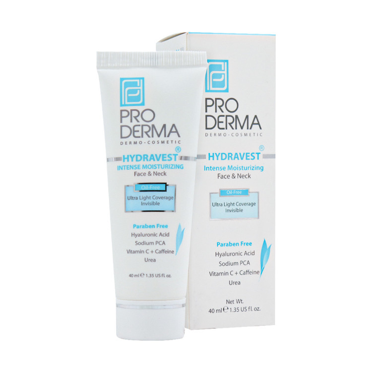 خرید اینترنتی کرم مرطوب کننده قوی پرودرما مناسب پوست صورت و گردن بی رنگ حجم ۴۰ میلی لیتر از چاوک آنلاین شاپ