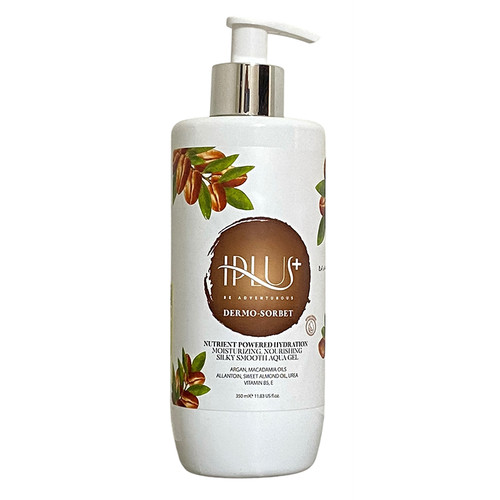 خرید اینترنتی ژل آبرسان و نرم کننده حاوی روغن ماکادمیا و آرگان آی پلاس حجم 350 میلی لیتر از چاوک آنلاین شاپ