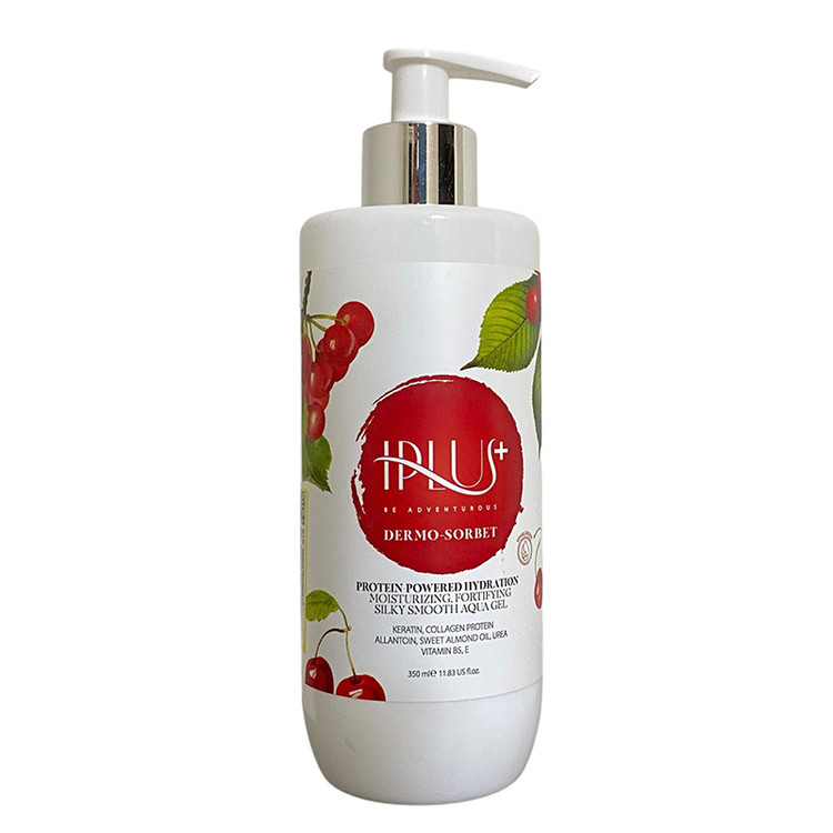 خرید اینترنتی ژل آبرسان نرم و تقویت کننده حاوی کراتین و کلاژن هیدرولیز شده آی پلاس حجم 350 میلی لیتر از چاوک آنلاین شاپ