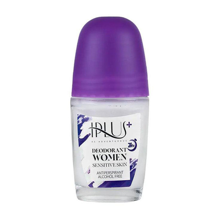 خرید اینترنتی دئودورانت شیشه ای پوست حساس بانوان آی پلاس حجم 50 میلی لیتر از چاوک آنلاین شاپ