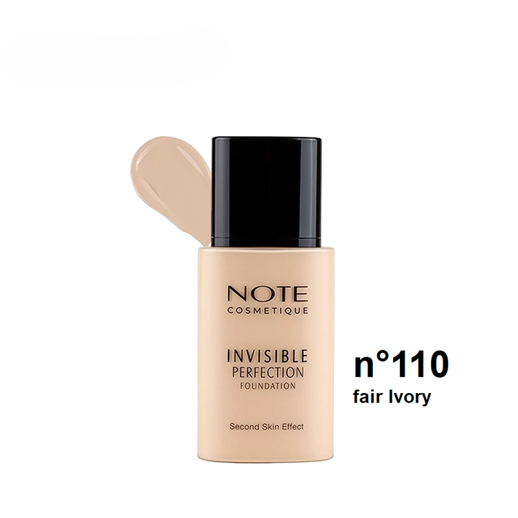 خرید اینترنتی کرم پودر فلوئیدی نوت رنگ 110 مدل Invisible Perfection حجم 35 میلی لیتر از چاوک آنلاین شاپ