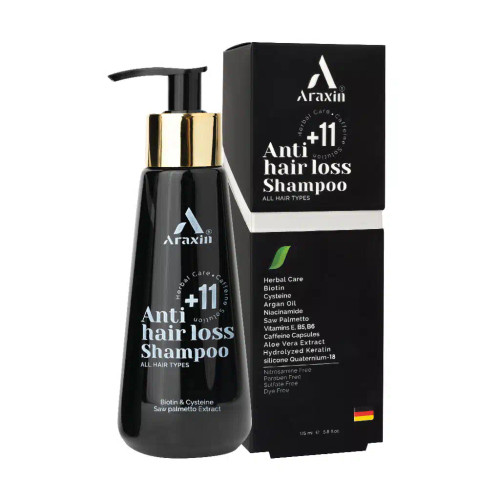 خرید اینترنتی شامپو گیاهی ضد ریزش و تقویت کننده مو آراکسین حجم 175 میلی لیتر از چاوک آنلاین شاپ