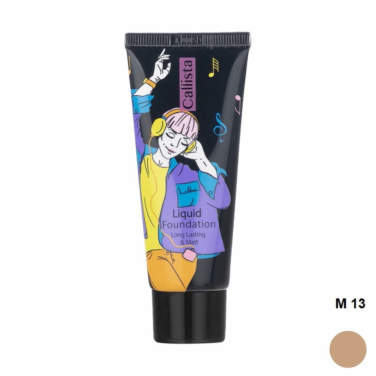 خرید اینترنتی کرم پودر تیوپی لانگ لستینگ و مات M13 کالیستا حجم 35 میلی لیتر از چاوک آنلاین شاپ