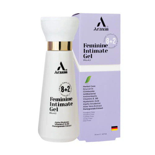خرید اینترنتی ژل بهداشتی گیاهی بانوان آراکسین حجم 175 میلی لیتر از چاوک آنلاین شاپ
